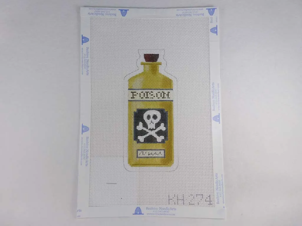 * Burnett and Bradley KB274 Poison Halloween Bottle