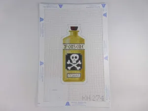 * Burnett and Bradley KB274 Poison Halloween Bottle