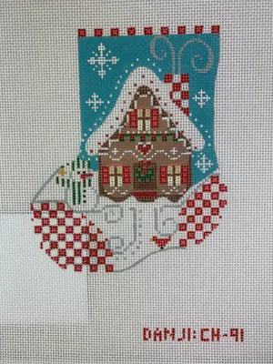 * Danji Designs CH91 Gingerbread Mini Stocking