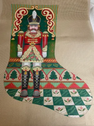 * Liz Goodrick Dillon TTAXS293 Nutcracker Christmas Stocking