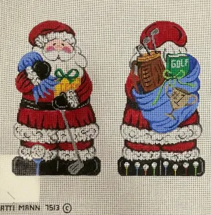 * Patti Mann 7513 Golfing Santa