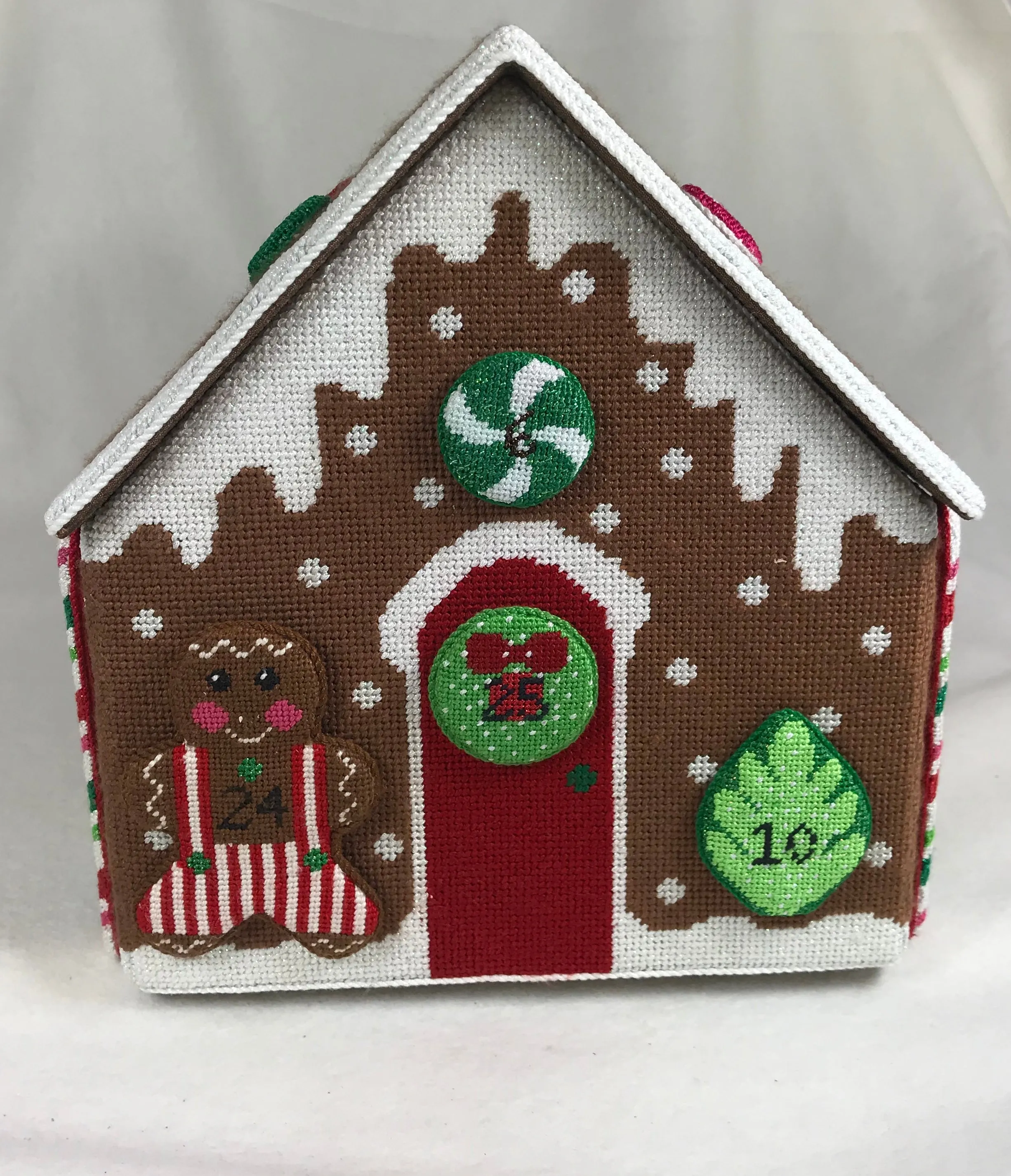 * Rachel Donley Needlepoint 380 RD57 Gingerbread Advent Calendar