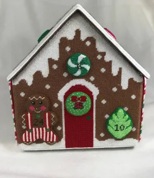 * Rachel Donley Needlepoint 380 RD57 Gingerbread Advent Calendar