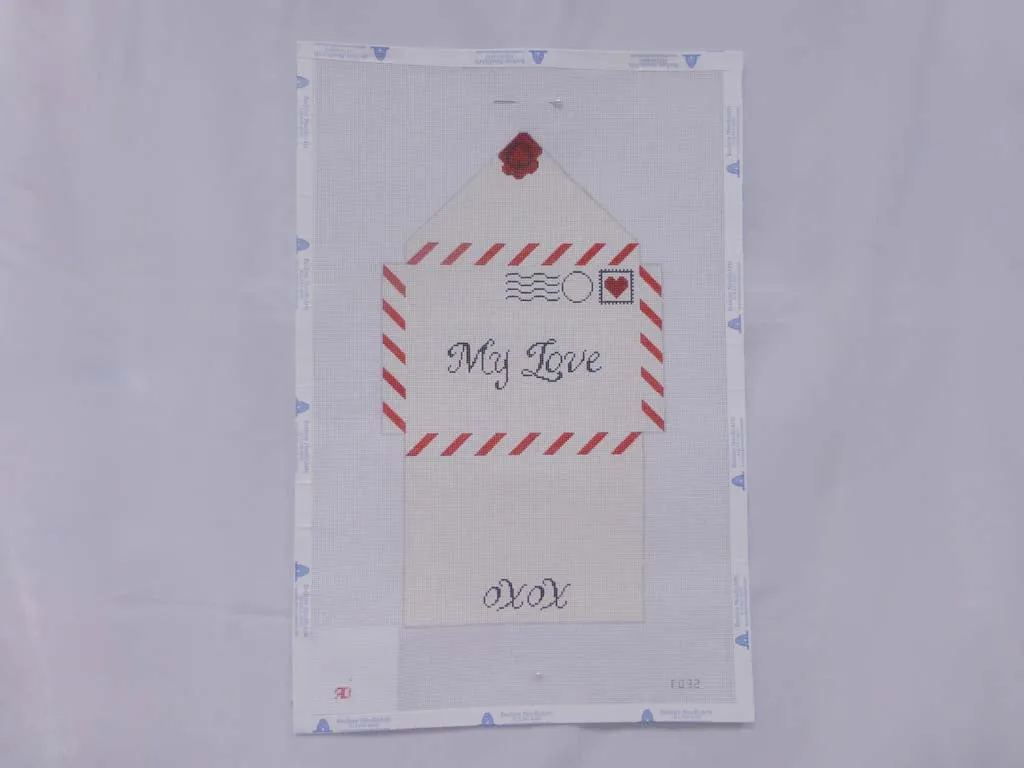 * Rachel Donley Needlepoint RD32 Love Letter