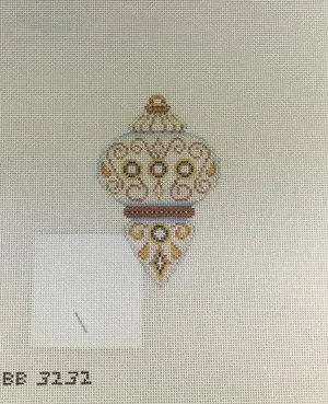 * SALE - Kirk & Bradley BB3232 Brown Jewels Ornament