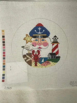 * Shay Wagner McCaffrey Canvases Shelly Santa Faces- New England