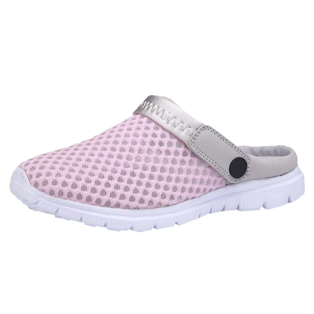 2018 Summer Shoes Fashion Women mesh cloth Slippers Female Hollow Out Flats Women Rubber Sandals Flat Shoes