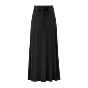 2020 Women Office Skirt Spring autumn Pleated Long Skirt Ladies High Waist Elegant Long Skir Party Club Skirt