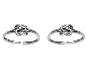 925 -Elegant And Comfortable Simple Toe Ring Silver Toe Ring Pair For Girls, Gross Weight 2.10