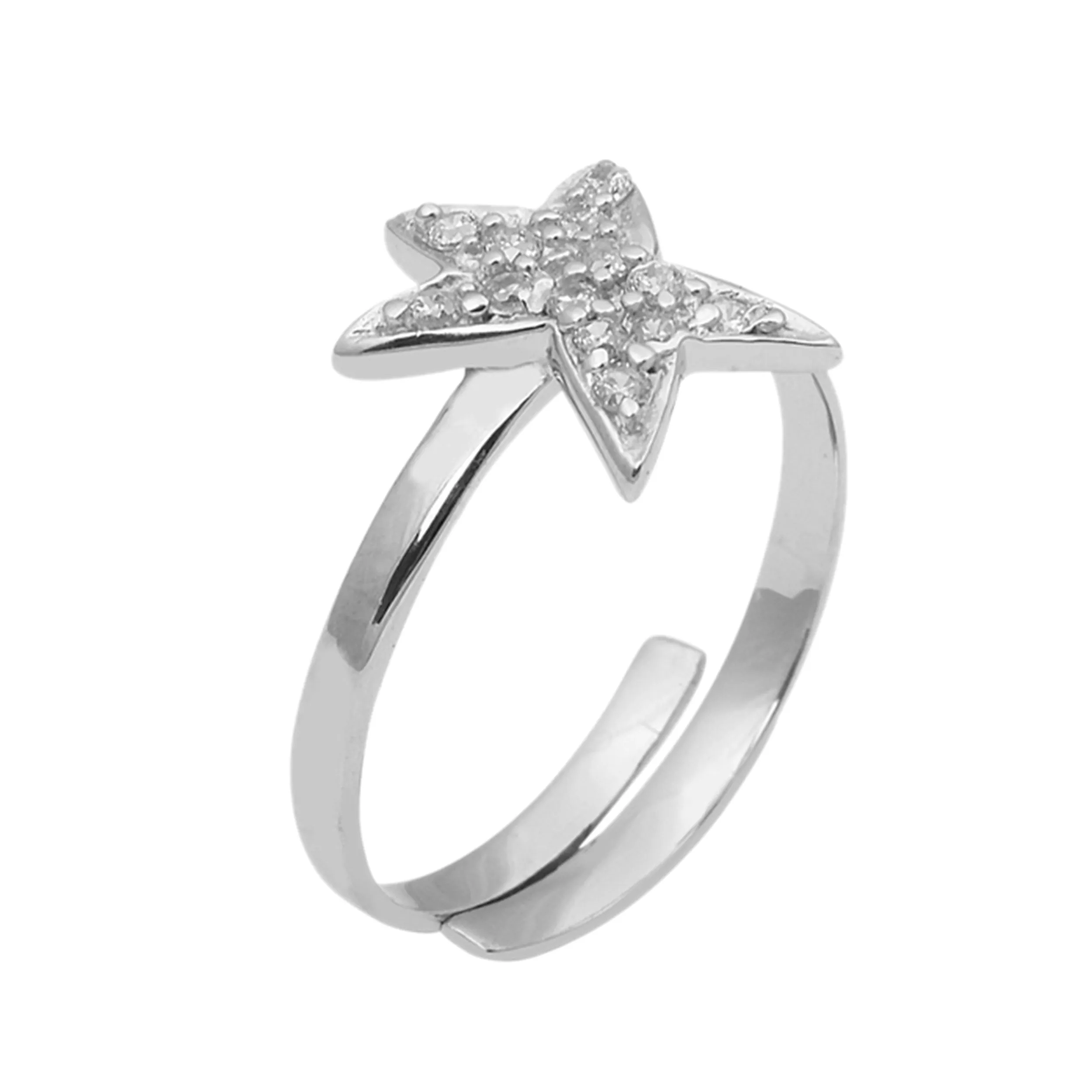 925 Sterling Silver Toe Ring For Women Unique Star Shape Toe Ring Gross Weight 2.90