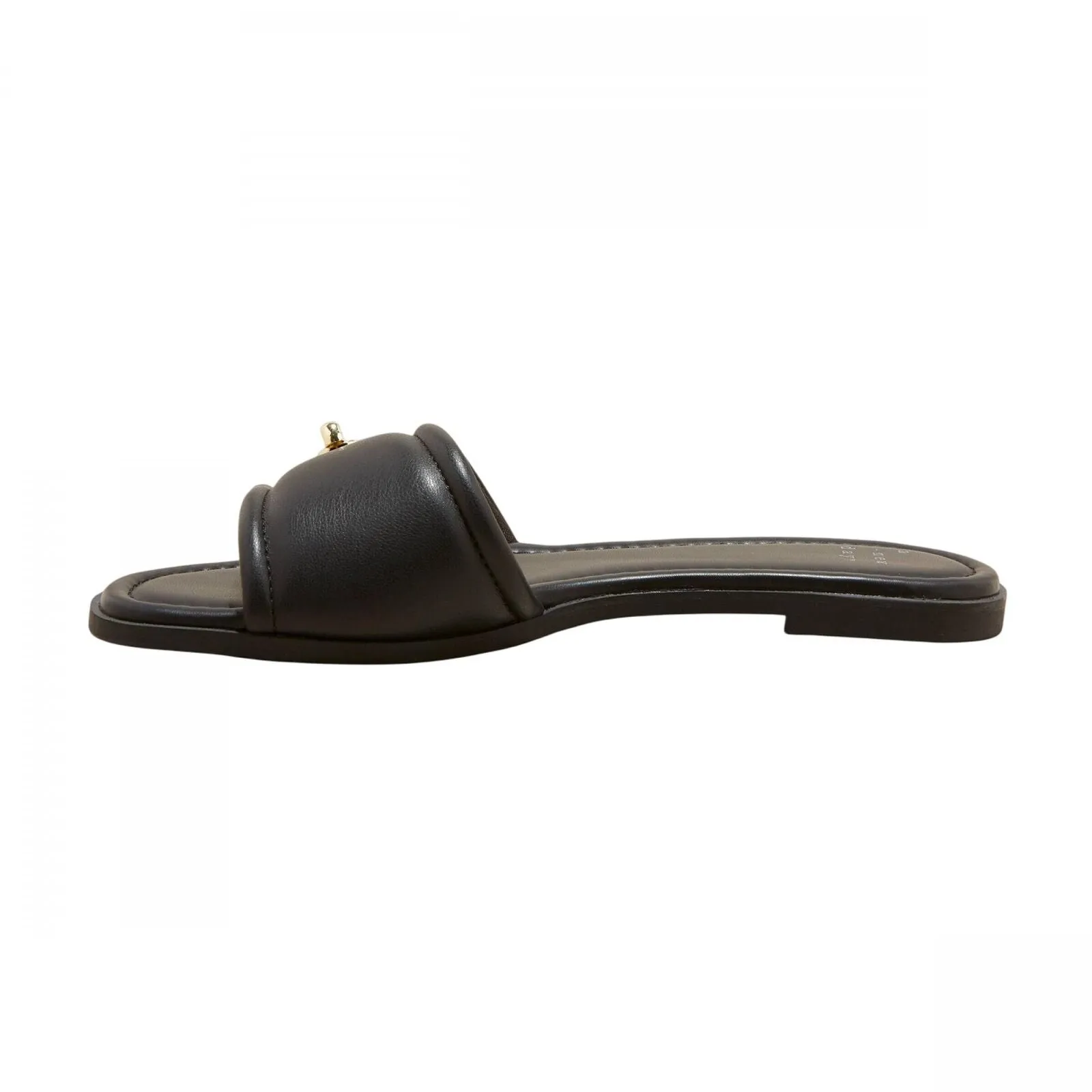 A New Day Womens Audrey Slide Sandals 89998708 Black 10M
