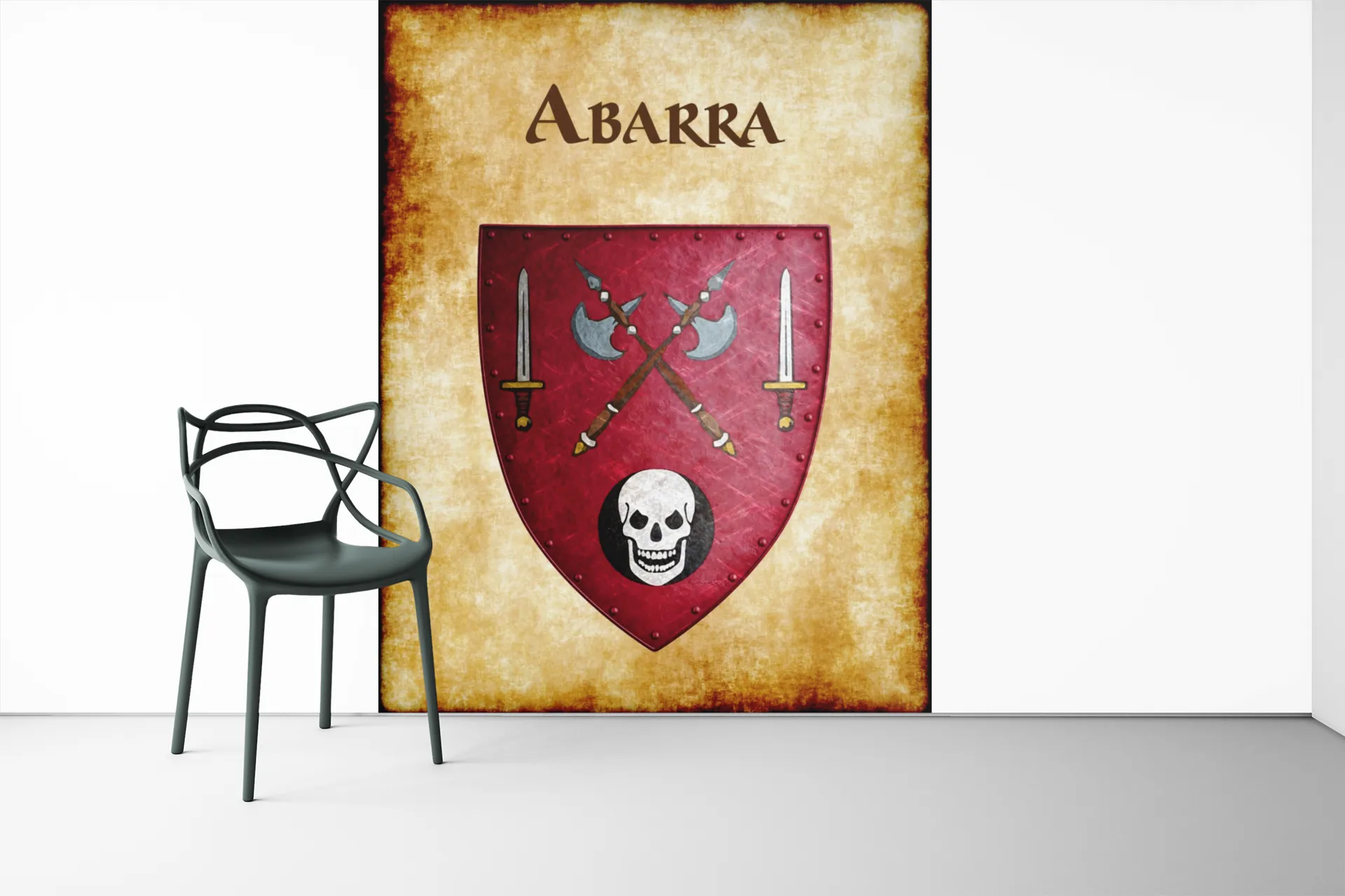 Abarra Heraldry of Greyhawk Anna Meyer Cartography Canvas Art Print