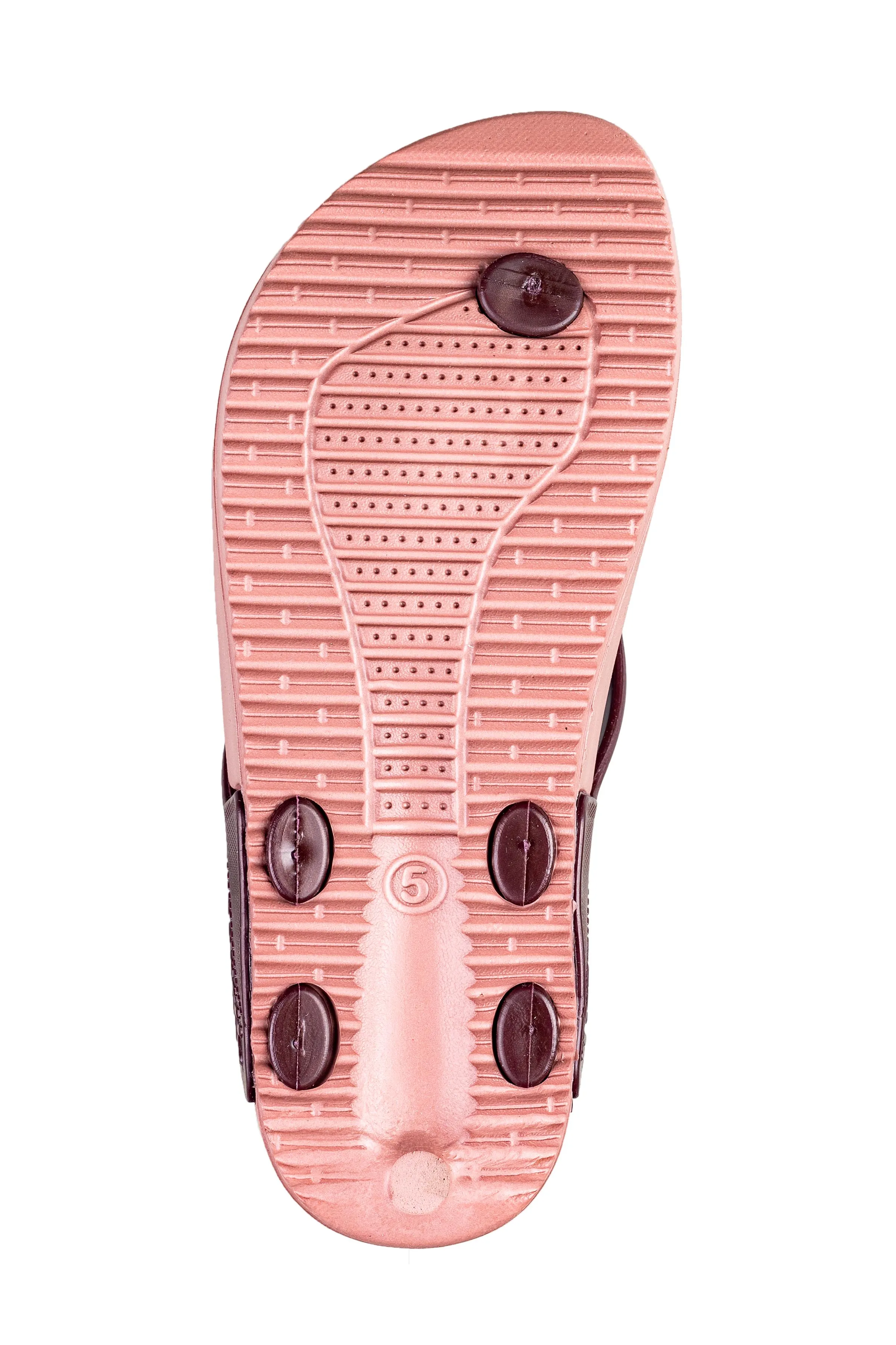Action Ladies Maroon / Pink Chappal EVA