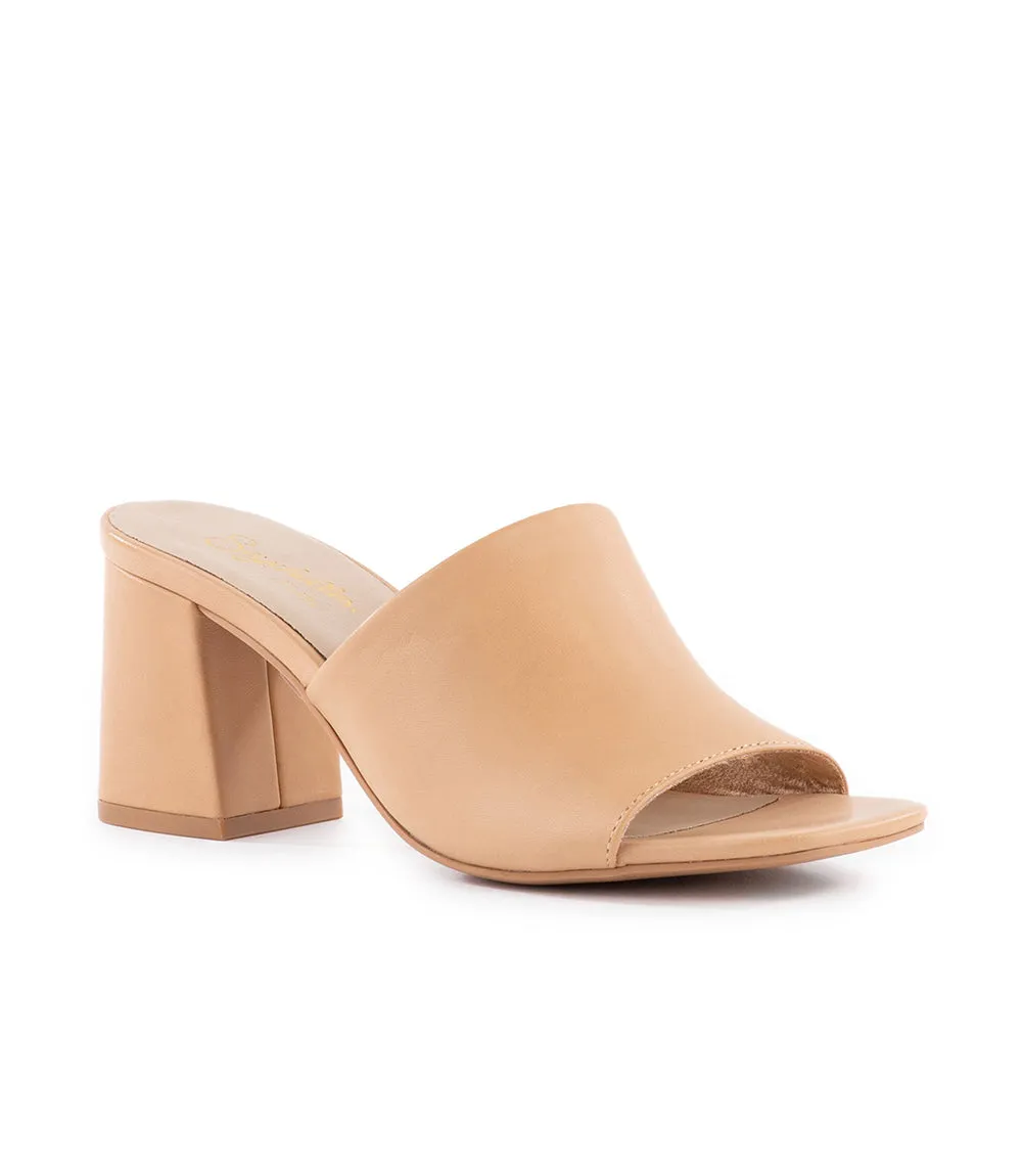 Adapt Leather Heel Sandals