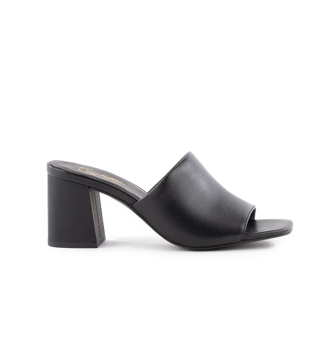 Adapt Leather Heel Sandals