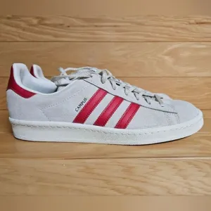 Adidas Originals Campus 80s Low Mens Casual Shoes White Red GY4580