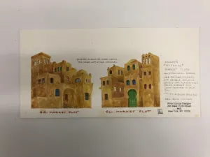 ALADDIN  THE MUSICAL - Market Scenic Flats Elevation by Anna Louizos