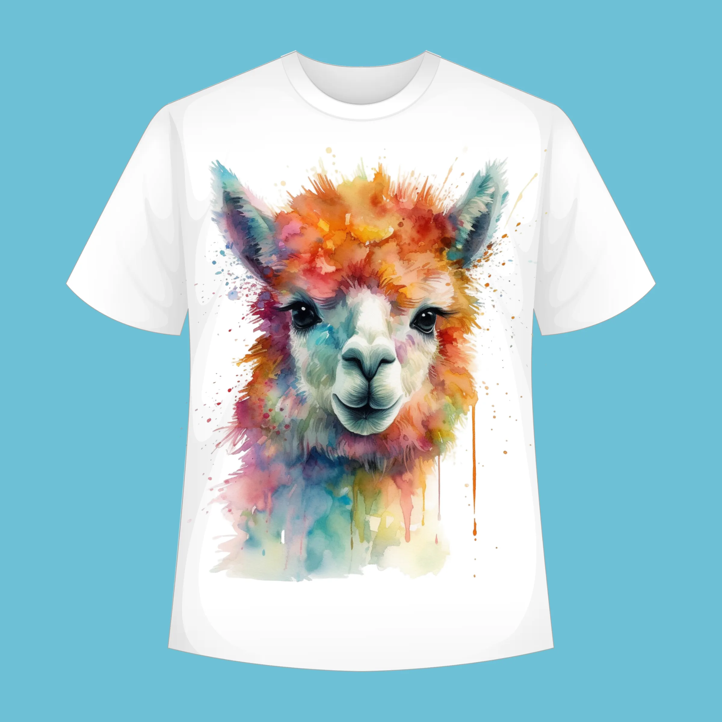 Alpaca Canvas Art Printable Digital Art (36x36) ALP004