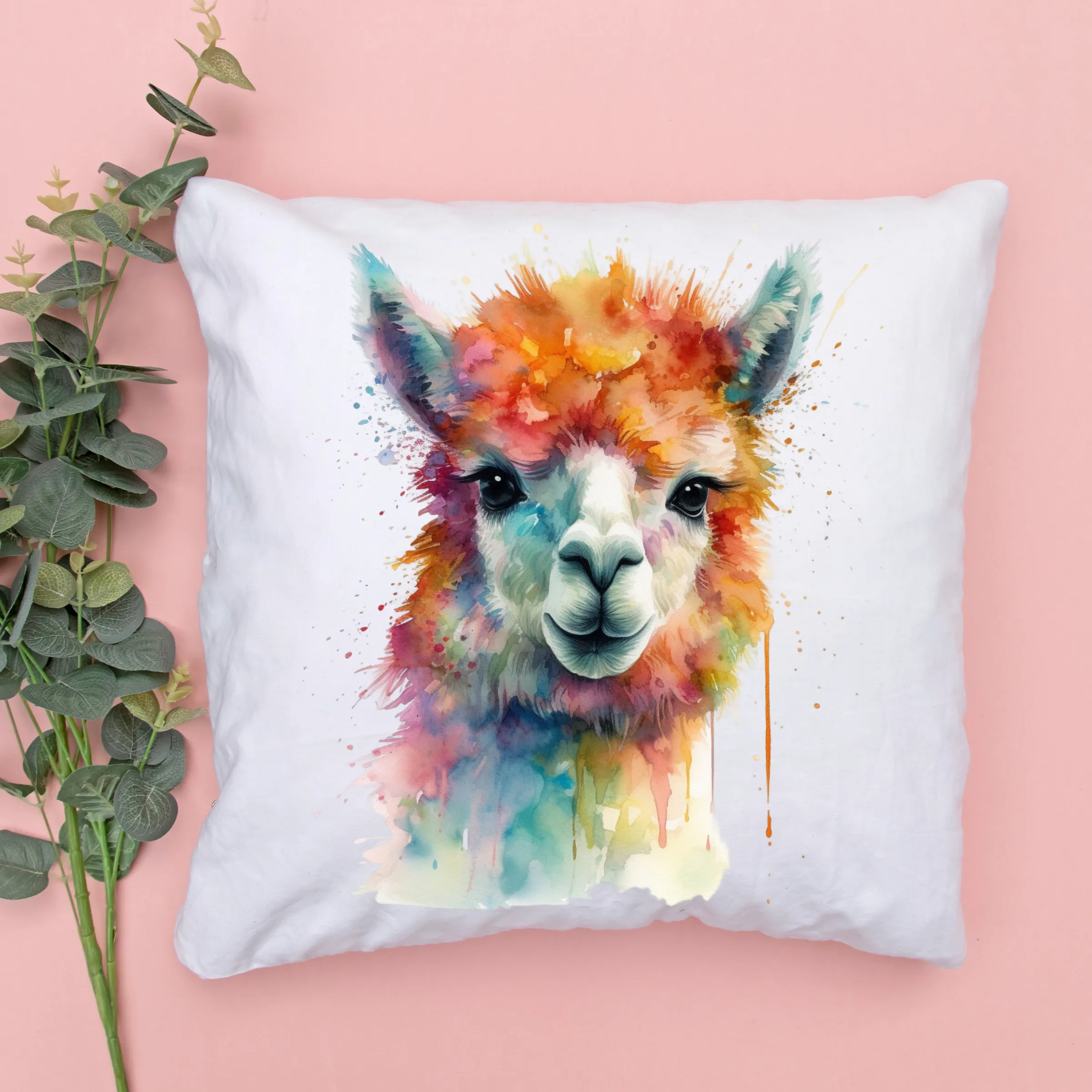 Alpaca Canvas Art Printable Digital Art (36x36) ALP004
