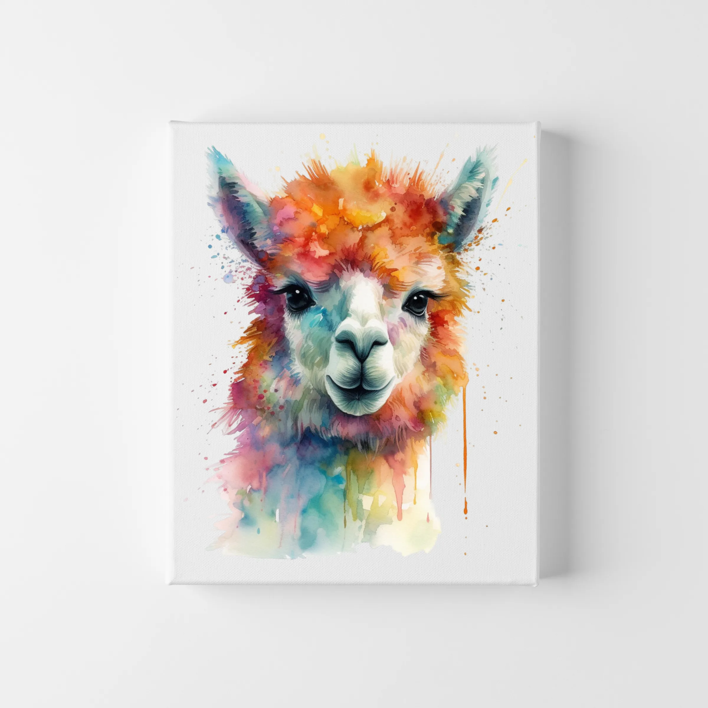 Alpaca Canvas Art Printable Digital Art (36x36) ALP004
