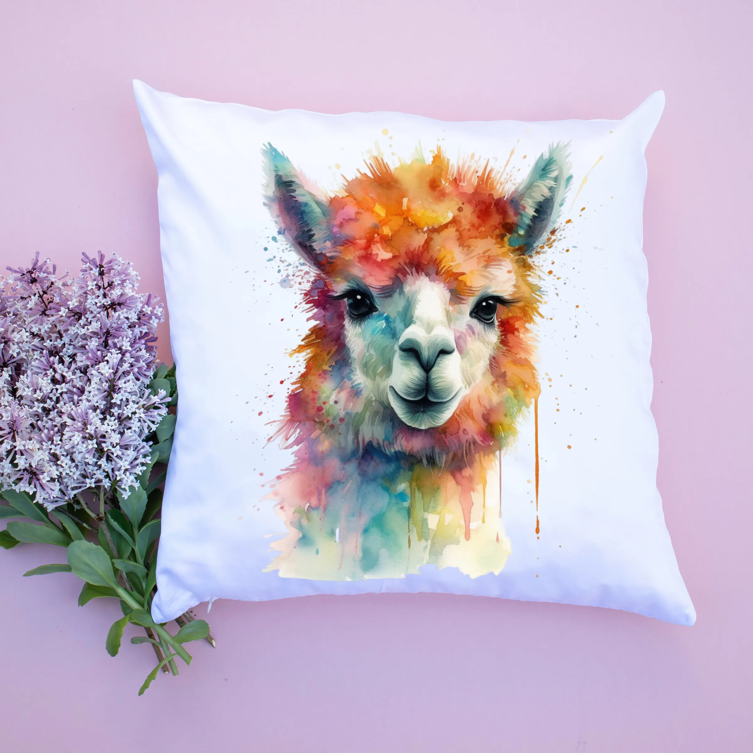 Alpaca Canvas Art Printable Digital Art (36x36) ALP004