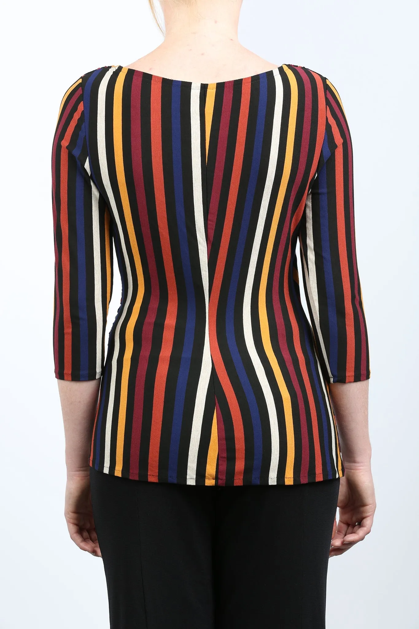 AMBER Crossover Ruched Jersey Top