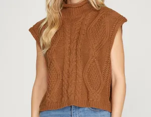 AMELIA SWEATER- CARAMEL