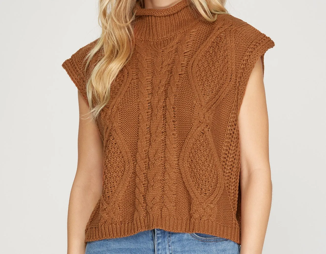 AMELIA SWEATER- CARAMEL