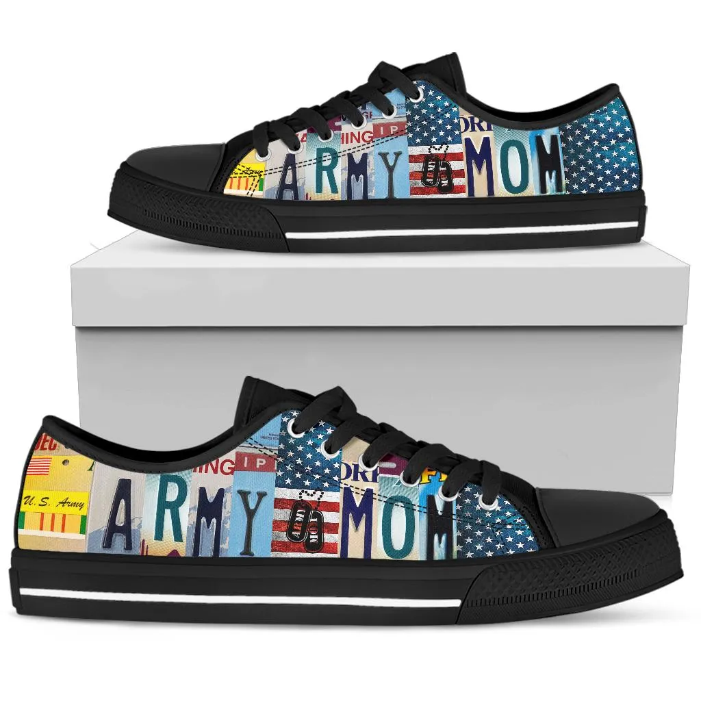 Army Mom Low Top Shoes
