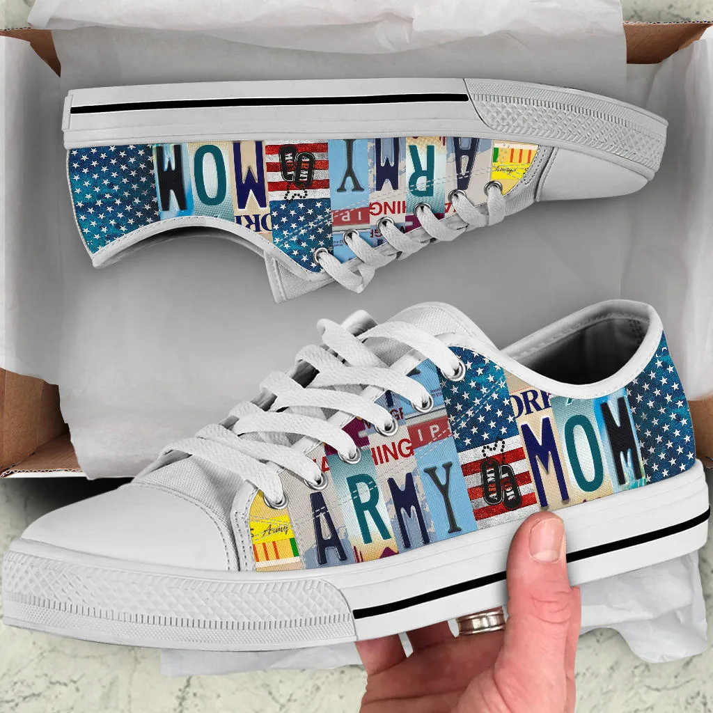 Army Mom Low Top Shoes