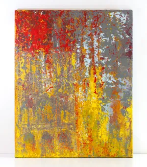 As Our Lady Burns Original Canvas