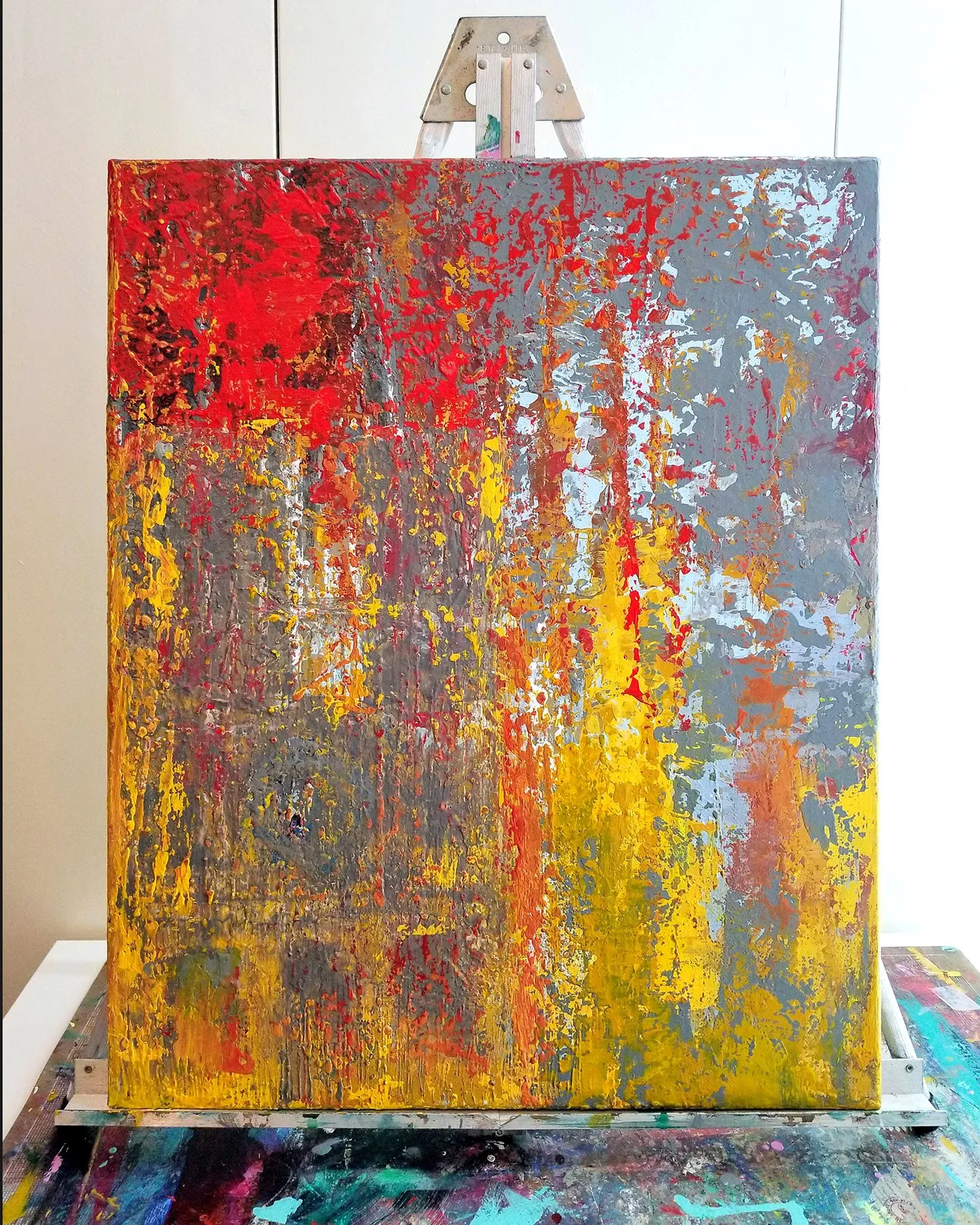 As Our Lady Burns Original Canvas