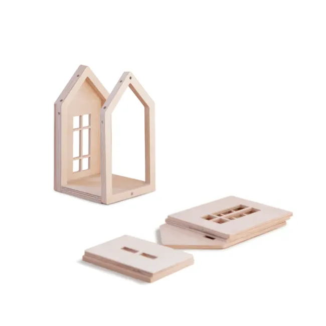 babi dollhouse on magnets natural - small