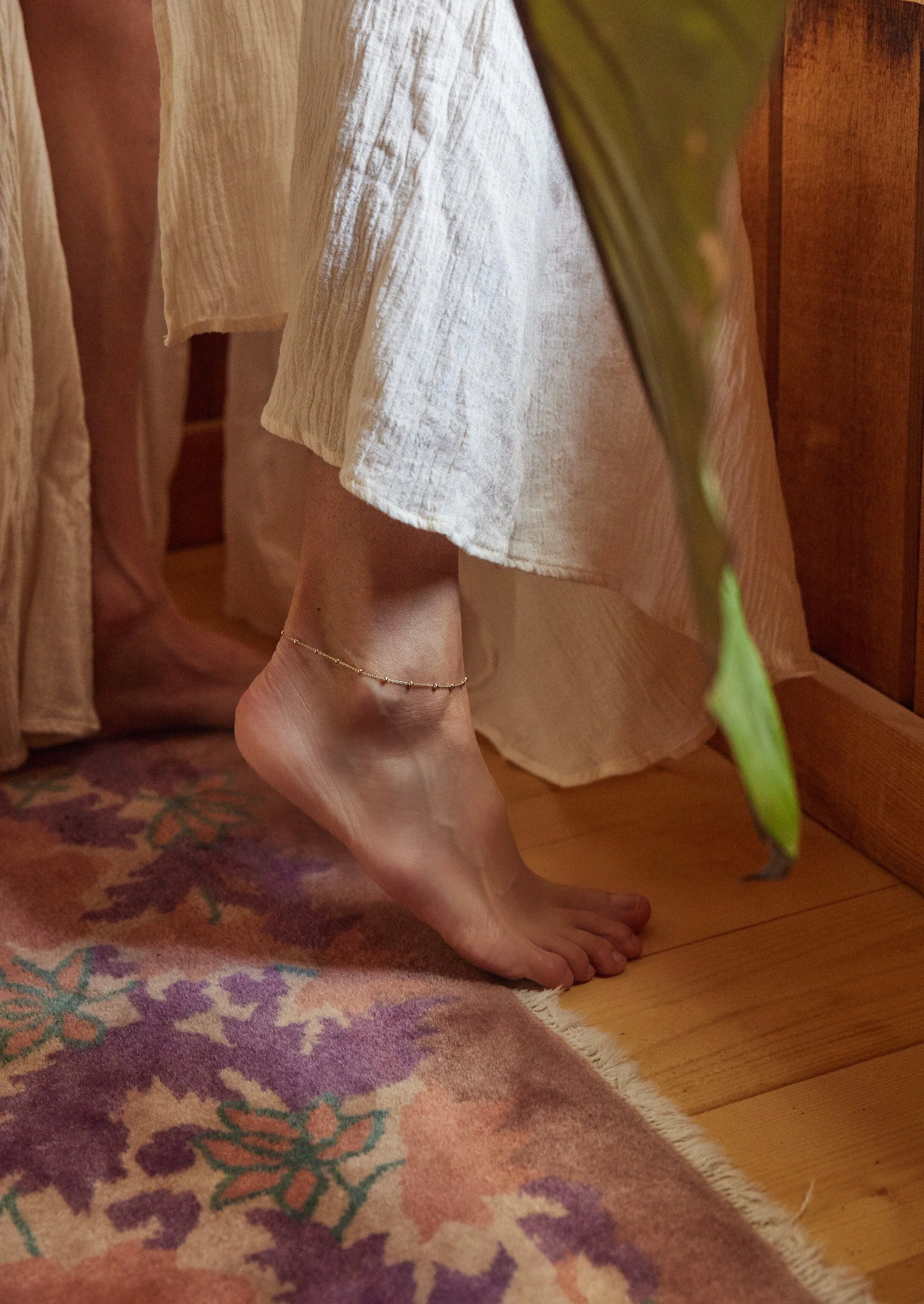 Beaded Solar Anklet