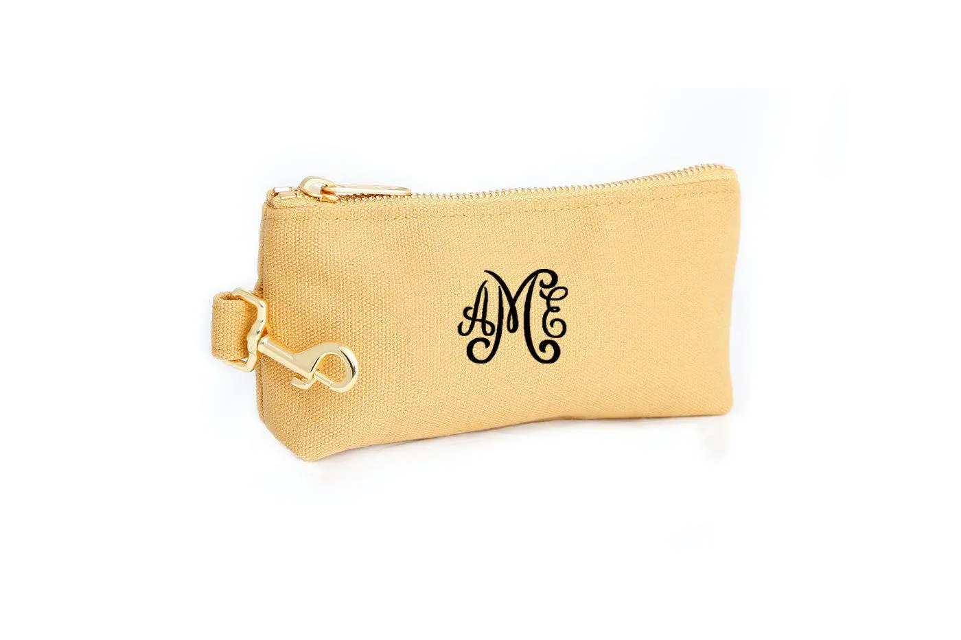 Beige Classic Canvas MINI Bag with monogram