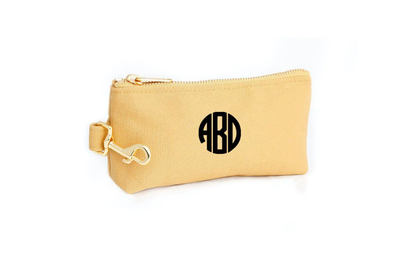 Beige Classic Canvas MINI Bag with monogram