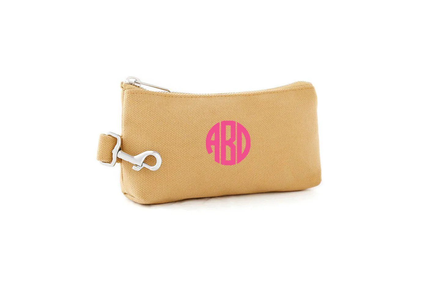Beige Classic Canvas MINI Bag with monogram