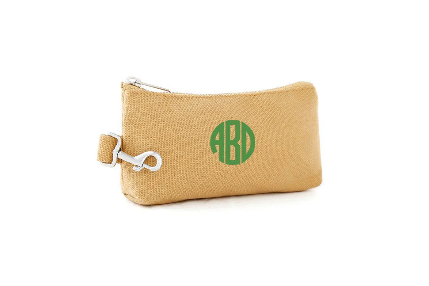Beige Classic Canvas MINI Bag with monogram