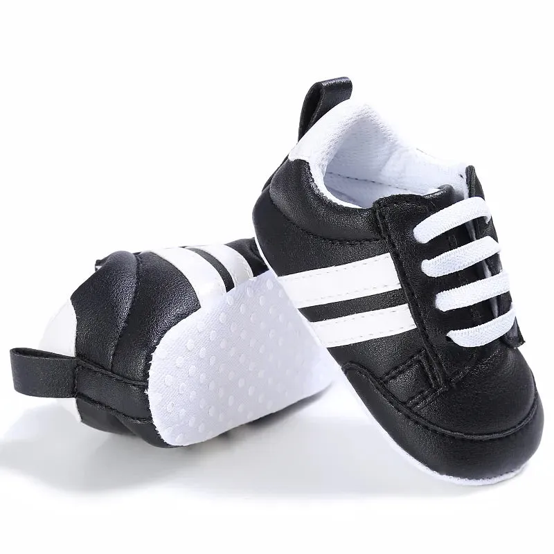 Black Fashion Newborn Casual Cloth Shoes Boys And Girls