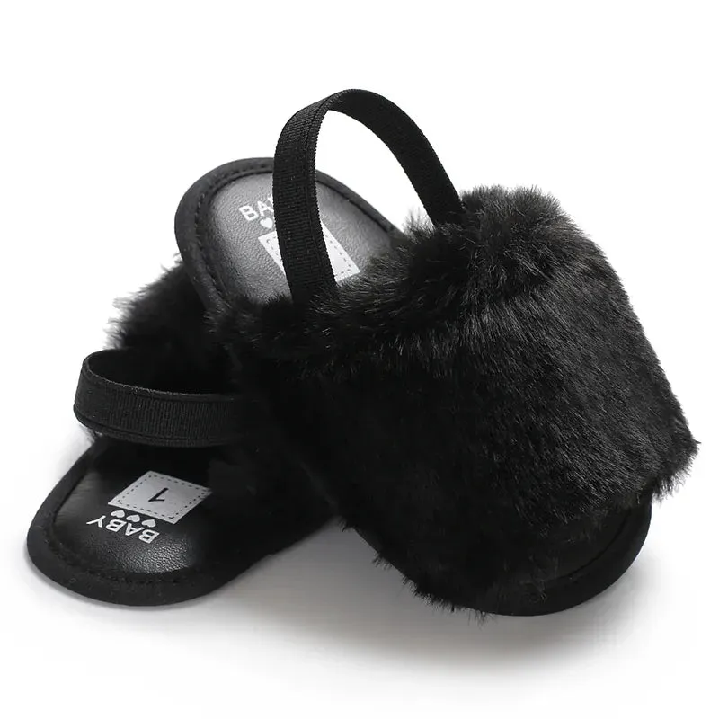 Black Fashion Newborn Casual Cloth Shoes Boys And Girls