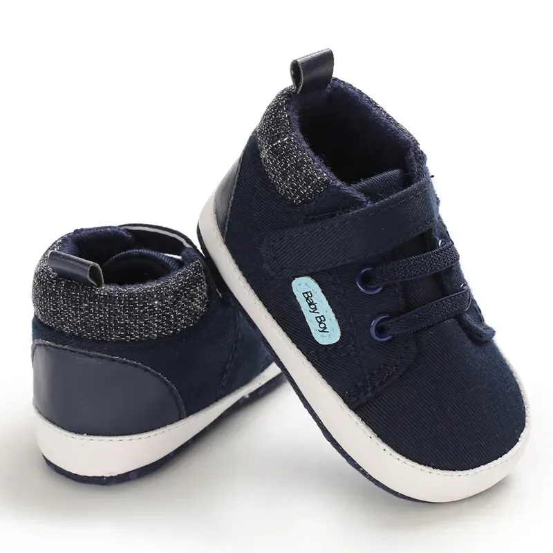 Black Fashion Newborn Casual Cloth Shoes Boys And Girls