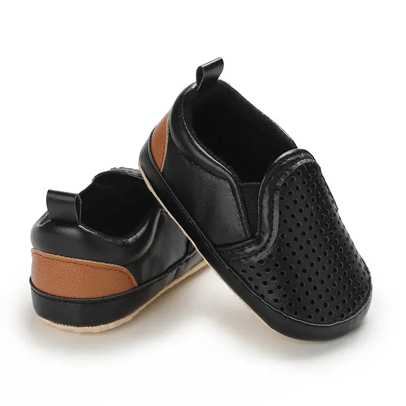 Black Fashion Newborn Casual Cloth Shoes Boys And Girls