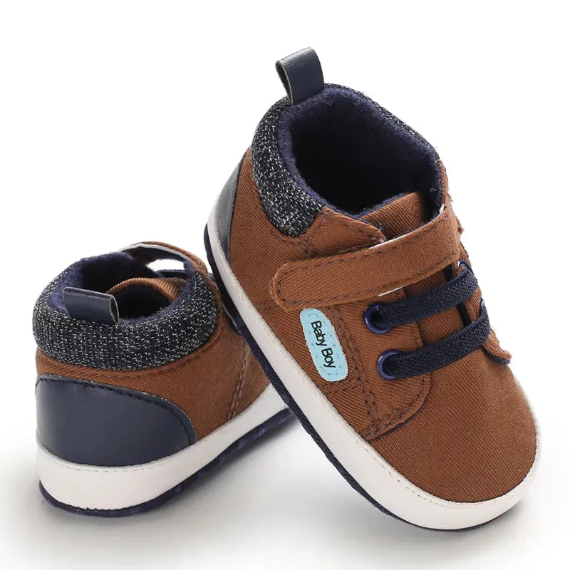 Black Fashion Newborn Casual Cloth Shoes Boys And Girls