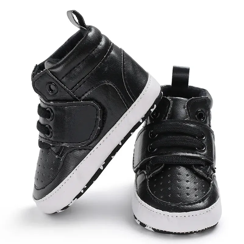 Black Fashion Newborn Casual Cloth Shoes Boys And Girls