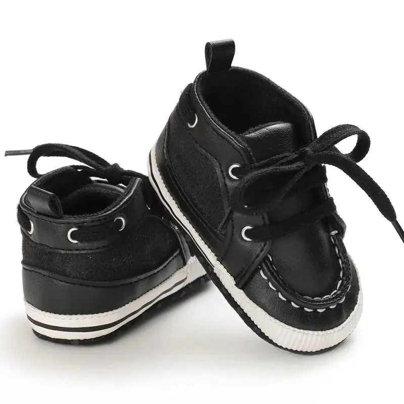 Black Fashion Newborn Casual Cloth Shoes Boys And Girls