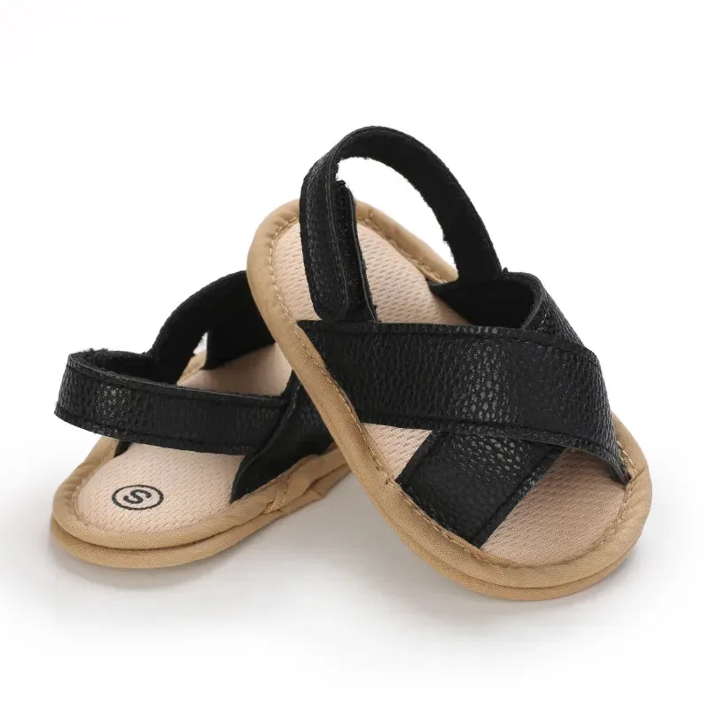 Black Fashion Newborn Casual Cloth Shoes Boys And Girls