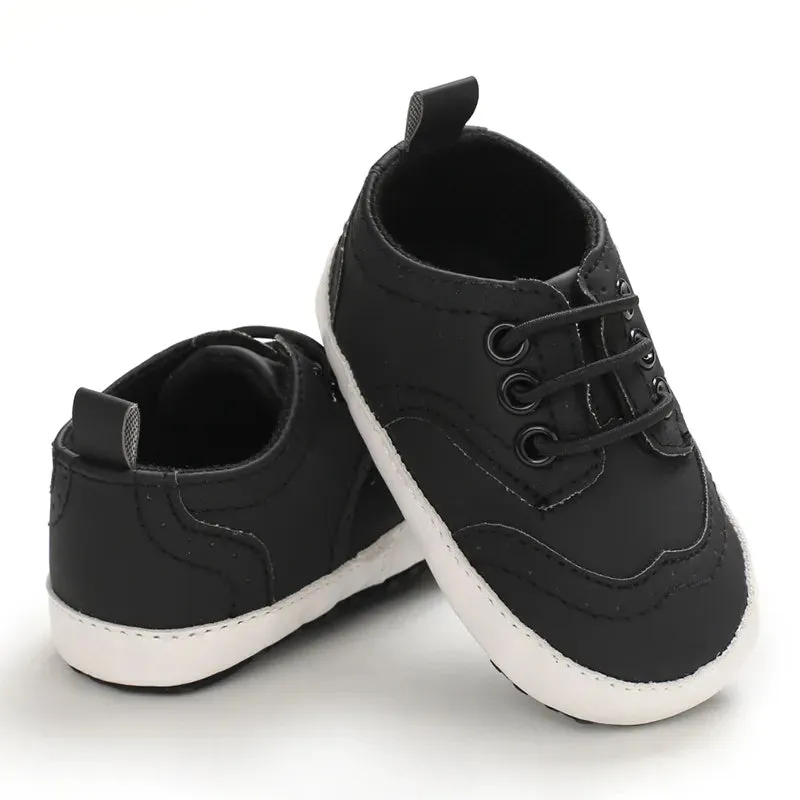 Black Fashion Newborn Casual Cloth Shoes Boys And Girls