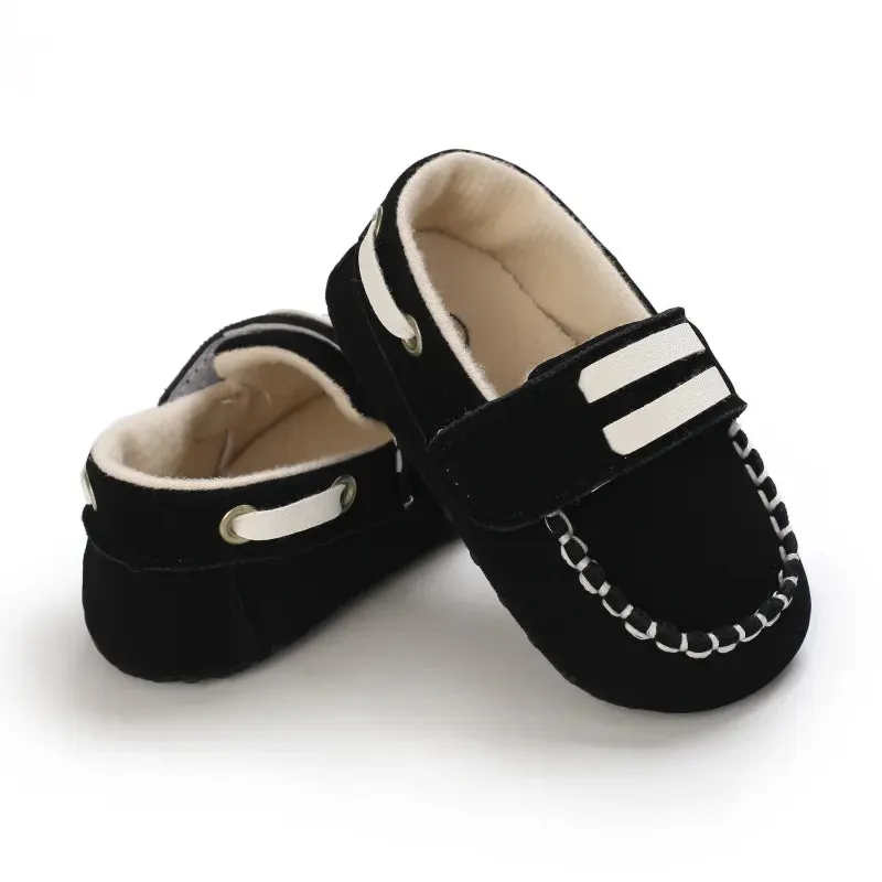 Black Fashion Newborn Casual Cloth Shoes Boys And Girls