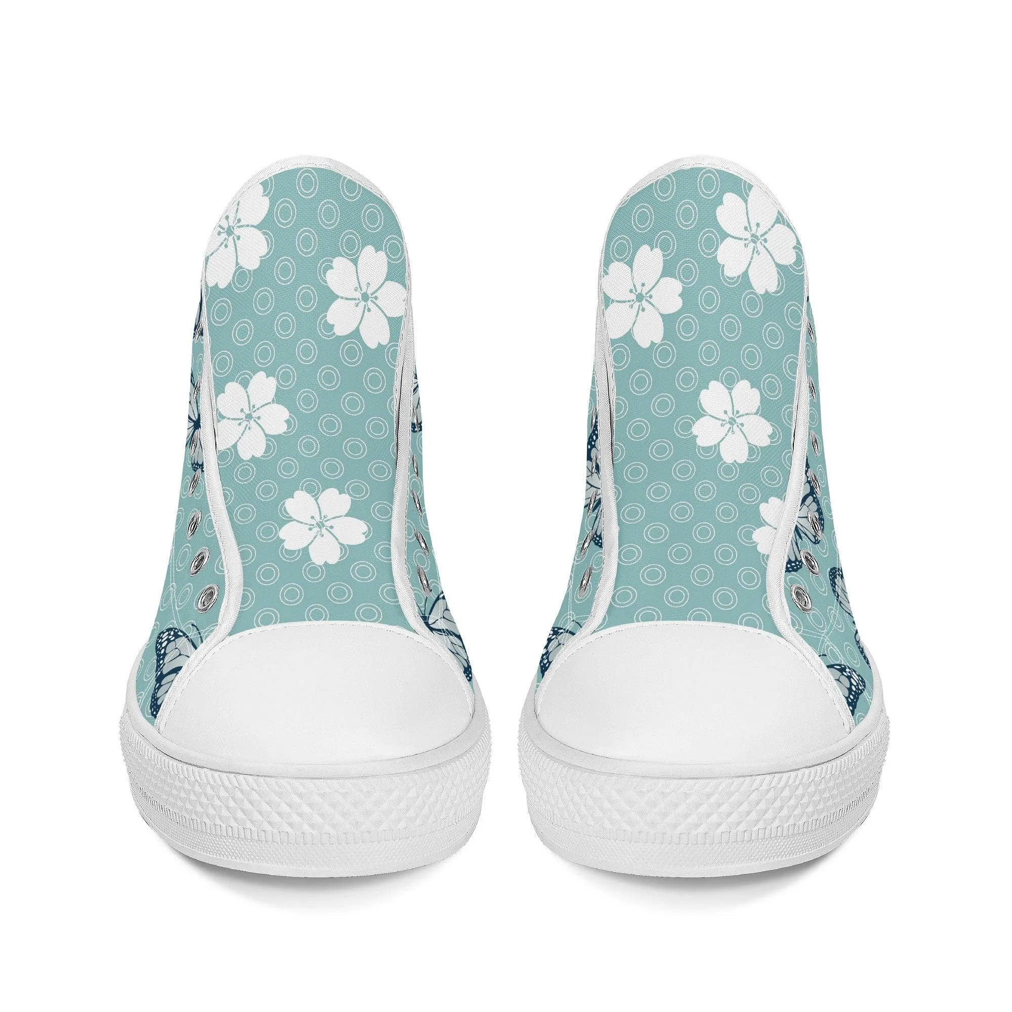 Blue Butterfly Eisen High Tops