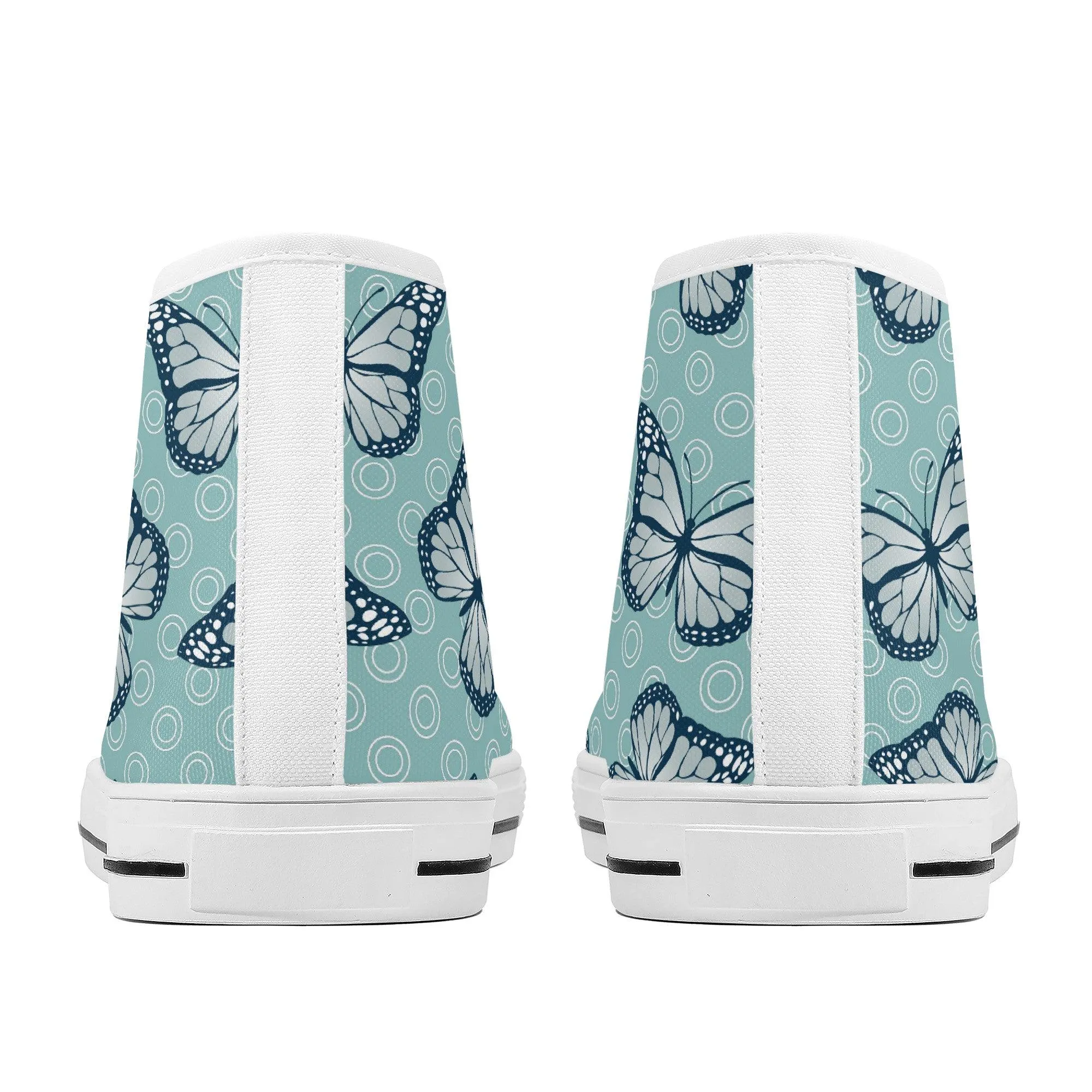 Blue Butterfly Eisen High Tops